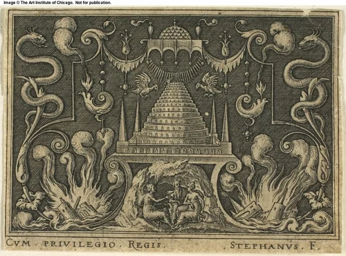 Lot by Etienne Delaune, print, 1538-1583