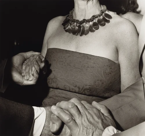 Benefit, The Museum of Modern Art, New York City by Larry Fink, photograph, 1977