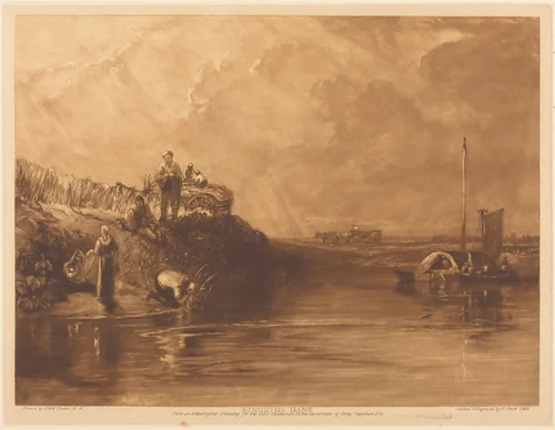Kingston Bank, No.2 by Frank Short
Joseph Mallord William Turner, print, 1896