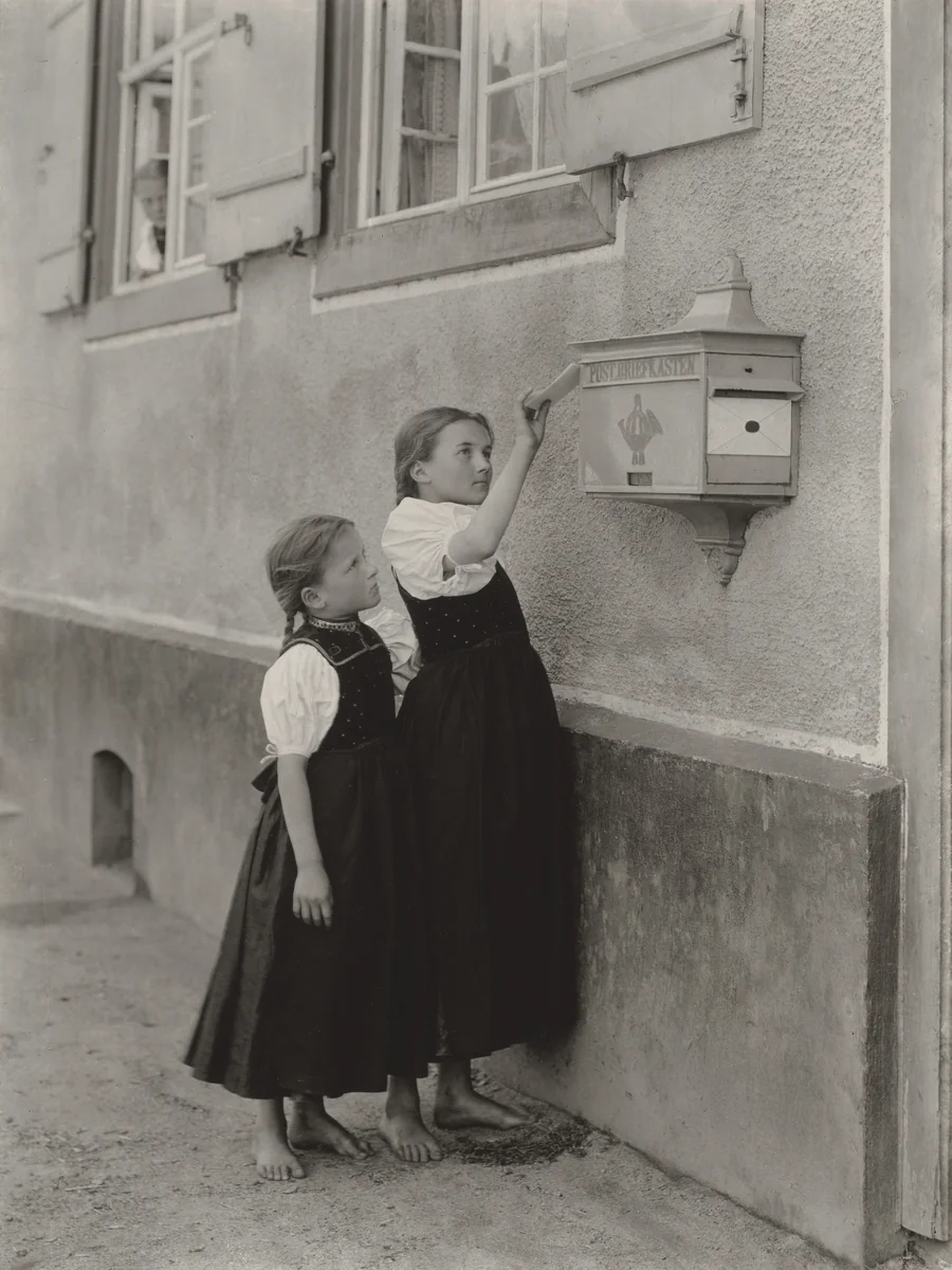 The Letterbox by Alfred Stieglitz, photograph, 1894
