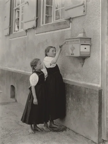 The Letterbox by Alfred Stieglitz, photograph, 1894