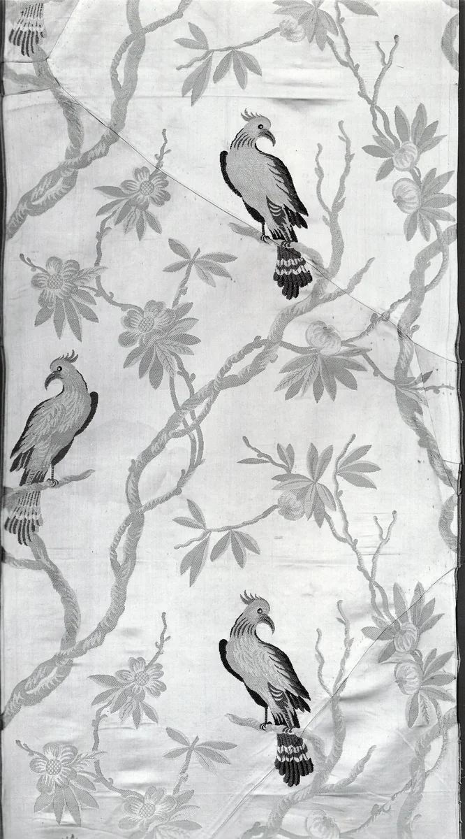 Panel by France, Lyon, textile, 1725-1775