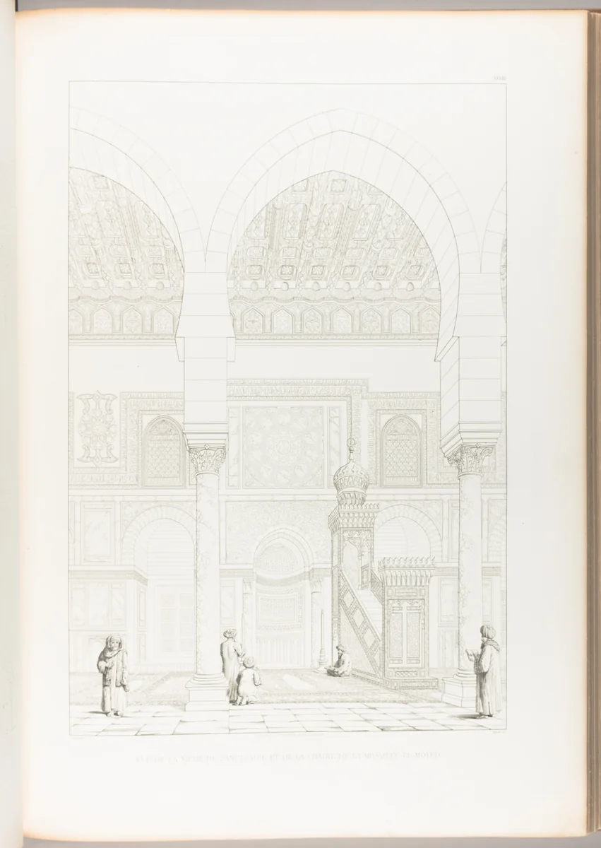 Architecture arabe : ou, Monuments du Kaire, mesurés et dessinés, de 1818 à 1826 by Pascal Coste, artwork, 1839
