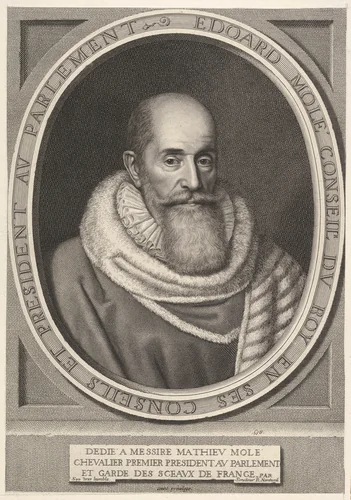 Edouard Molé by Robert Nanteuil, print, 1648-1658