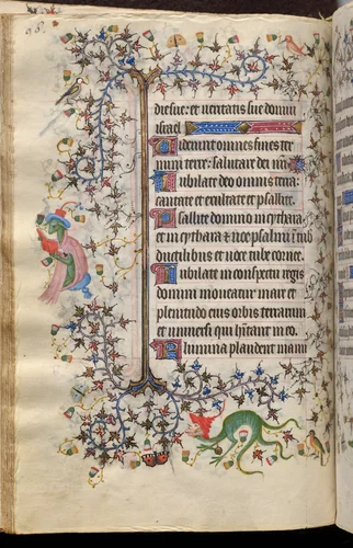 Hours of Charles the Noble, King of Navarre (1361-1425): fol. 48v, Text by Master of the Brussels Initials and Associates, book, 1400-1410