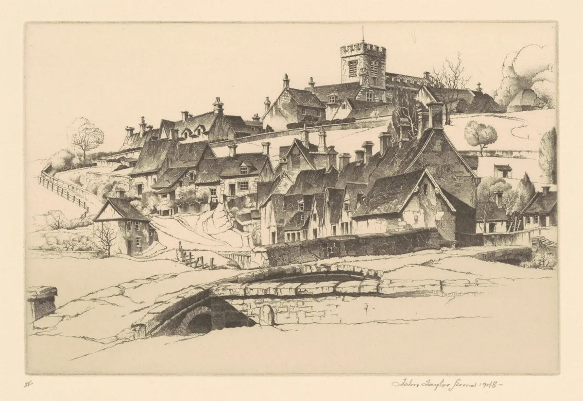 The Old Order by John Taylor Arms, print, 1948