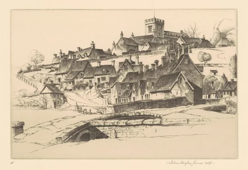 The Old Order by John Taylor Arms, print, 1948