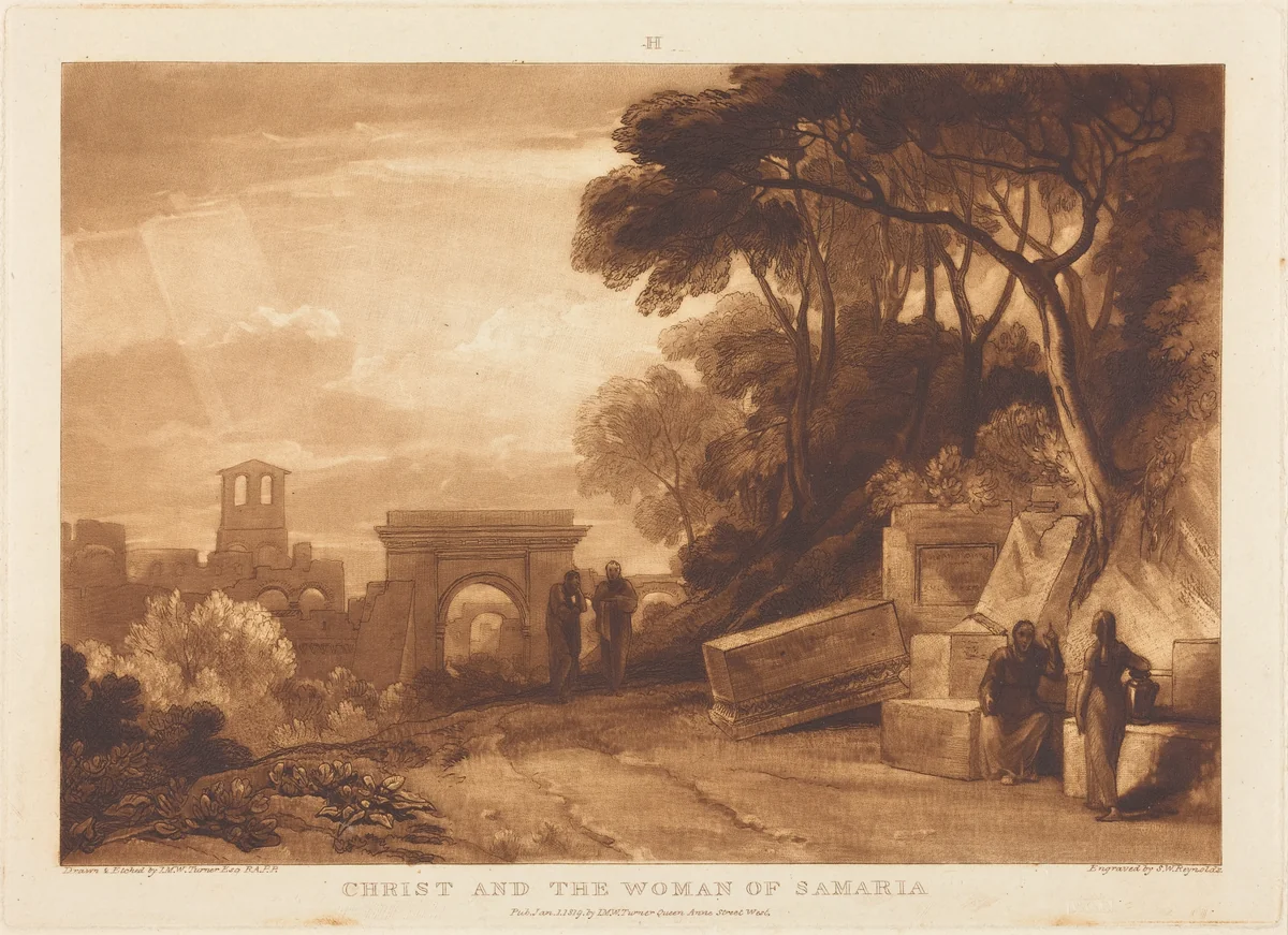 The Woman of Samaria by Joseph Mallord William Turner, print, 1819