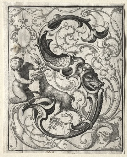 New ABC Booklet: S by Lucas Kilian, print, 1627