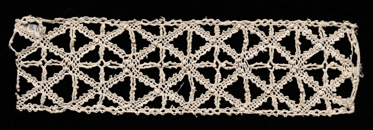 Bobbin Lace Insertion without Selvage by Unknown, textile, 1540-1560