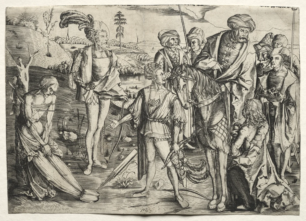The Story of the Dead King and his Three Sons by Master MZ, print, 1500-1503
