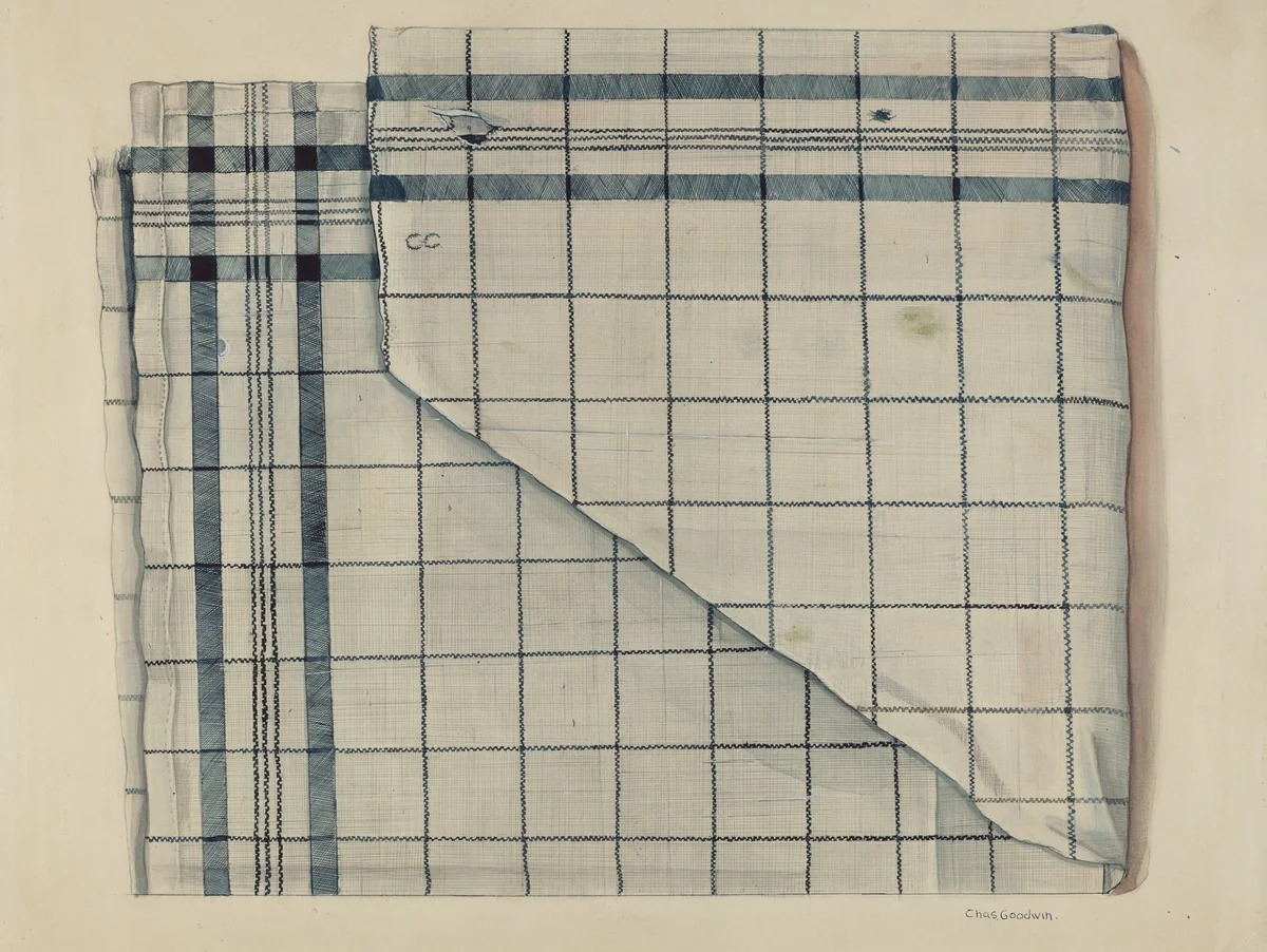Shaker Kerchief by Charles Goodwin, index of american design, 1941