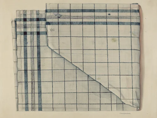 Shaker Kerchief by Charles Goodwin, index of american design, 1941