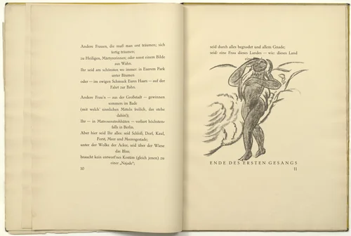 Untitled (tailpiece, page 11) from Die Samländische Ode (The Samland Ode) by Max Pechstein, illustrated book, 1918