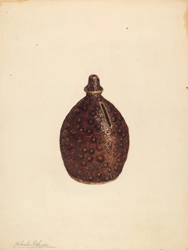 Money Bank by Yolande Delasser, index of american design, 1938