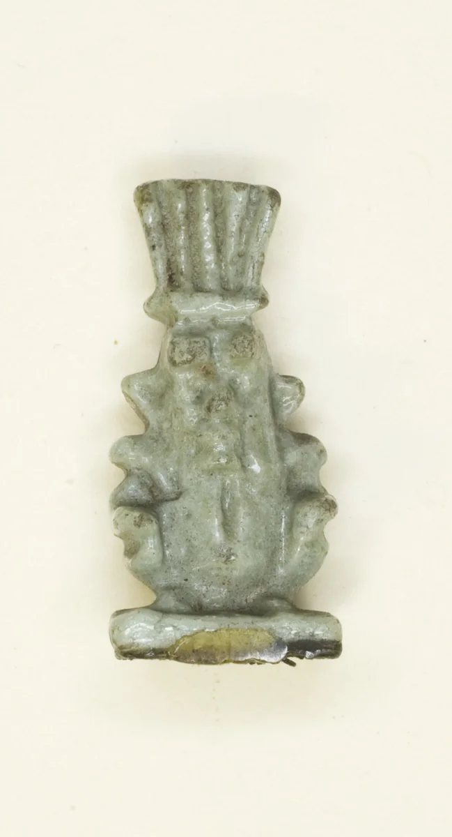 Amulet of the God Bes by Egyptian, metalwork, -1069--332