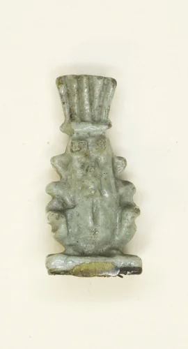 Amulet of the God Bes by Egyptian, metalwork, -1069--332