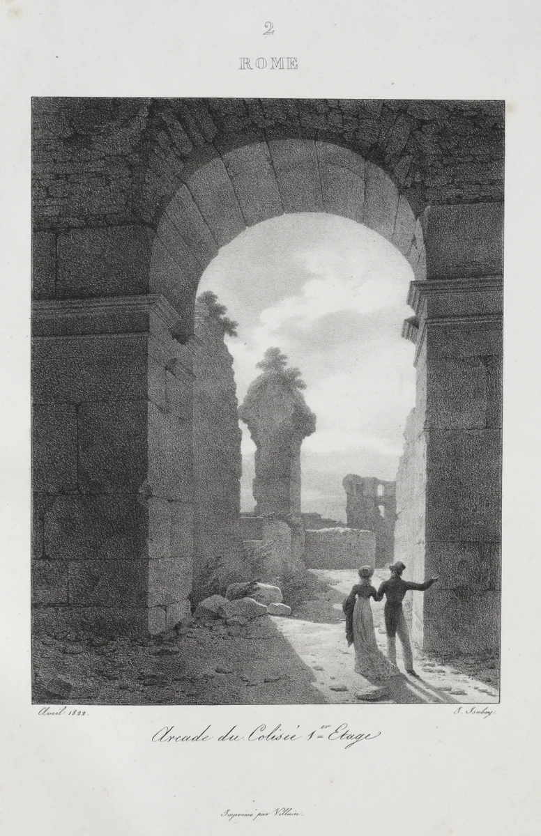 Voyage en Italie en 1822 by Jean Baptiste Isabey, book, 1833