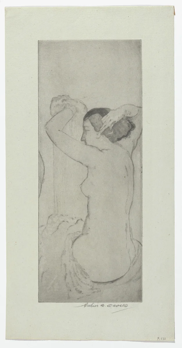 Pompeian Veil by Arthur B. Davies, print, 1918