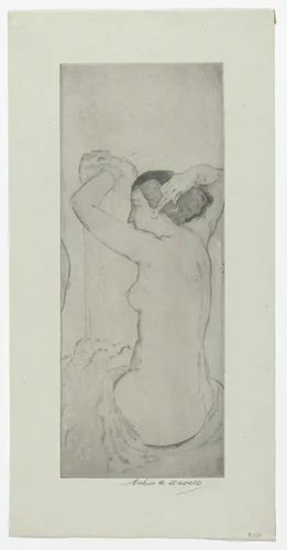 Pompeian Veil by Arthur B. Davies, print, 1918