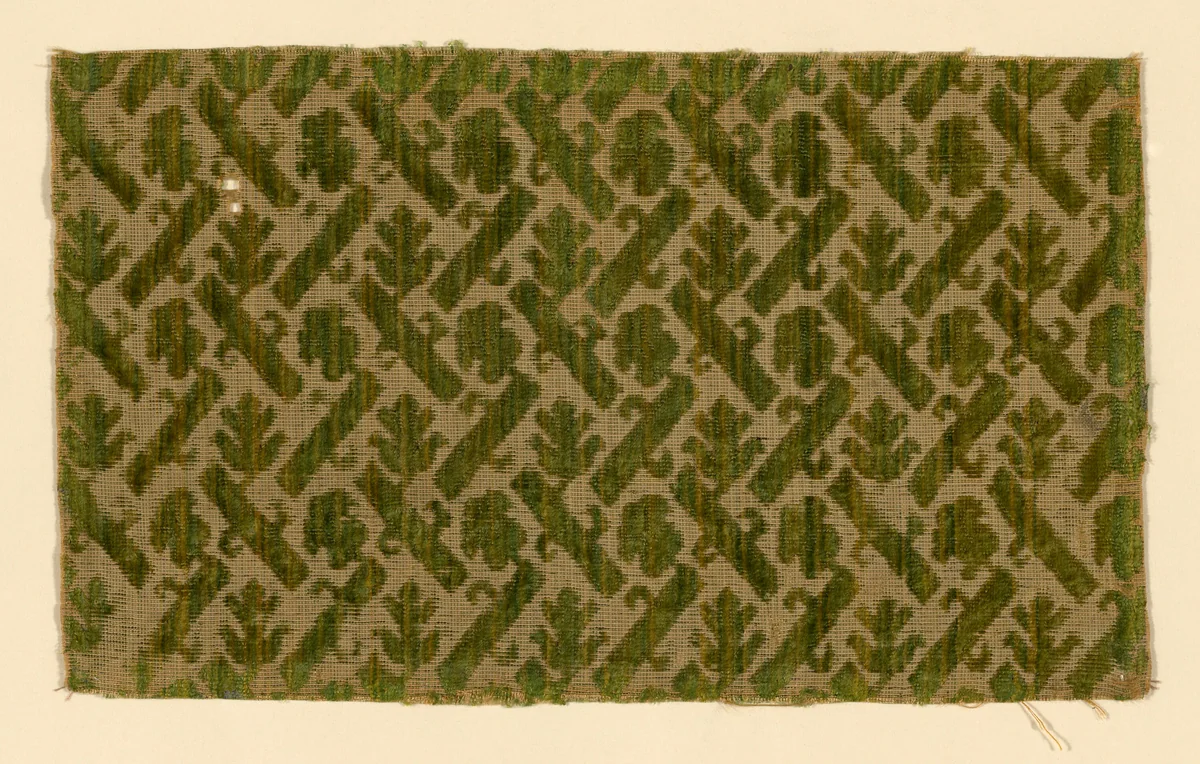 Fragment by Italy, textile, 1601-1650