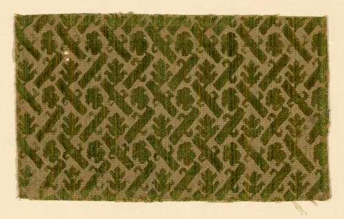 Fragment by Italy, textile, 1601-1650