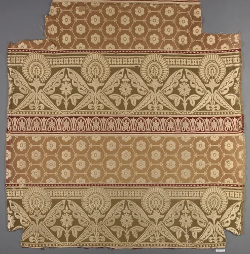 Piece by Christopher Dresser, textile, 1868-1878