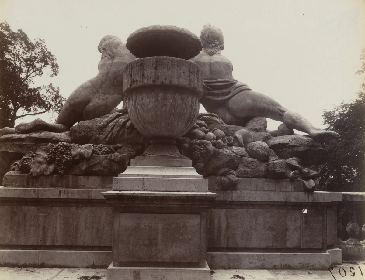 Saint-Cloud by Eugène Atget, photograph, 1923
