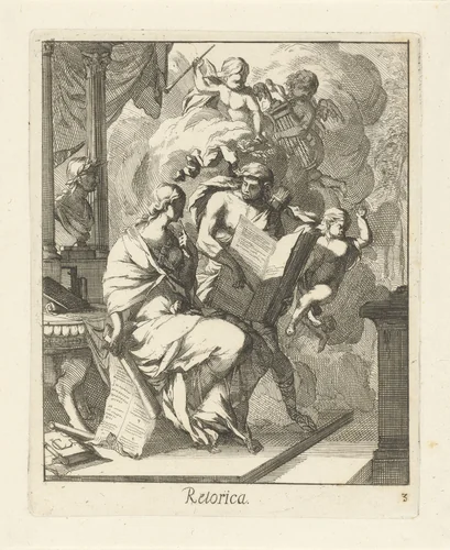Retorica by Caspar Luyken, print, 1691