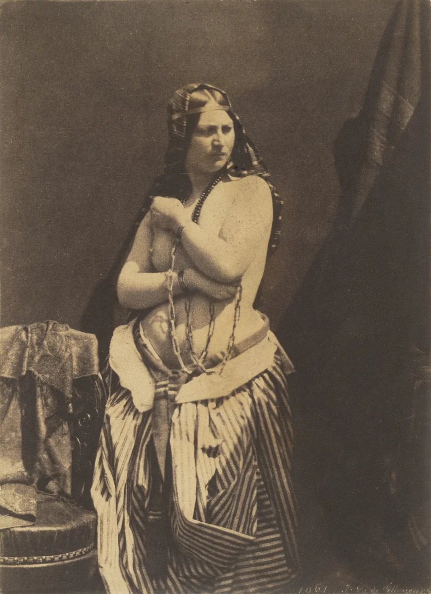 Study After Nature by Julien Vallou de Villeneuve, photograph, 1853