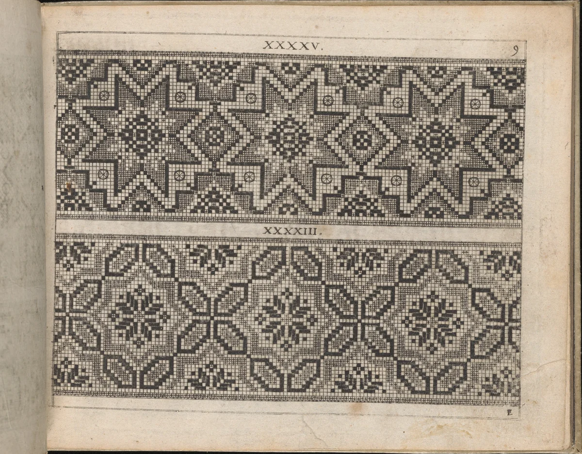 Newes Modelbuch in Kupffer (Page 18r) by Johann Sibmacher, book, 1604