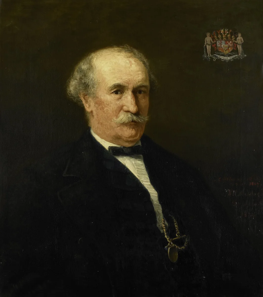 Menno David Graaf van Limburg Stirum (1807-91). Adjudant des konings, luitenant-generaal by Hendrik Willem Mesdag, painting, 1874