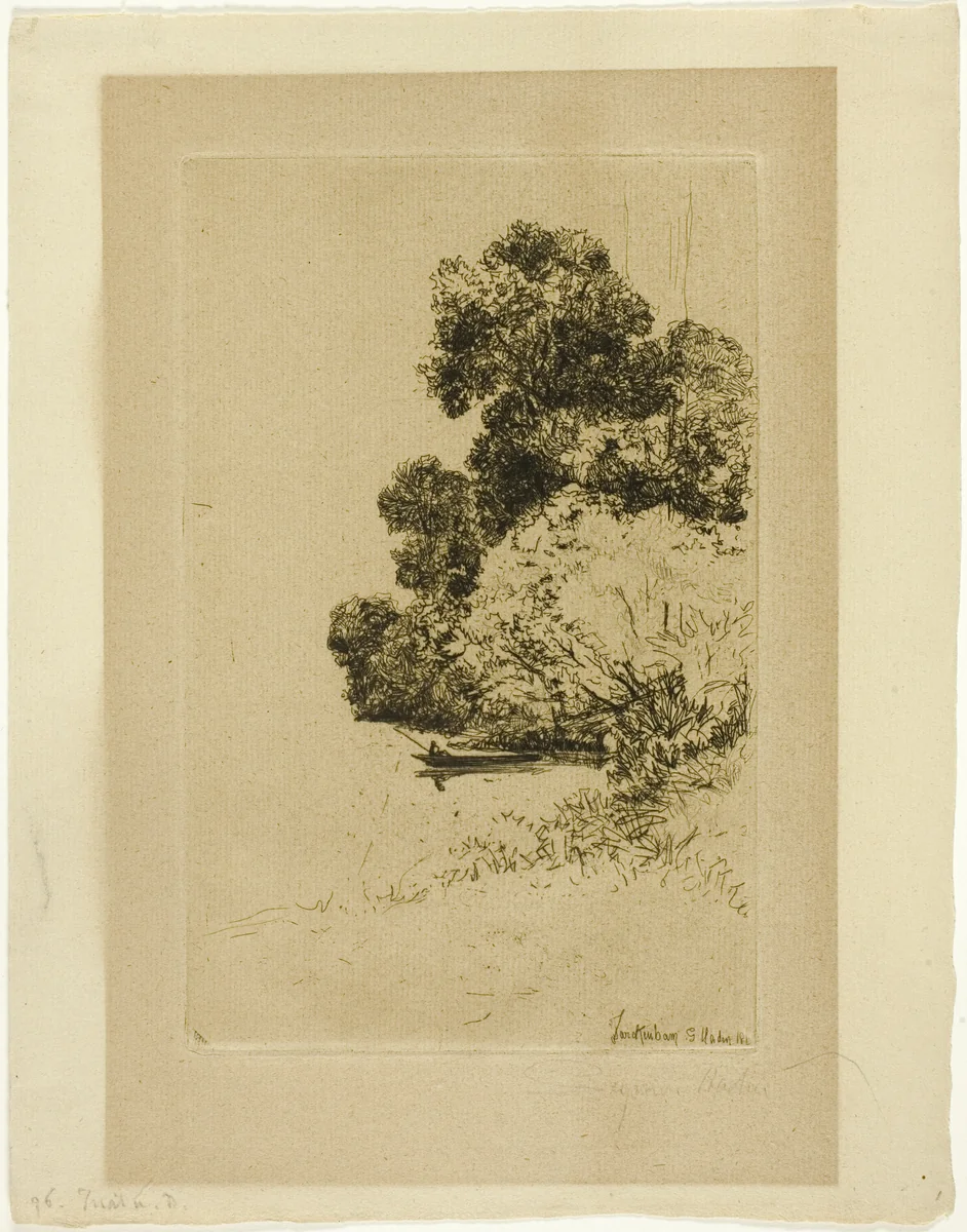 Twickenham Bushes by Francis Seymour-Haden, print, 1865