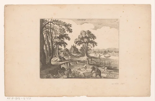 Schloss Klybeck bij Bazel by anonymous, print, 1628-1679