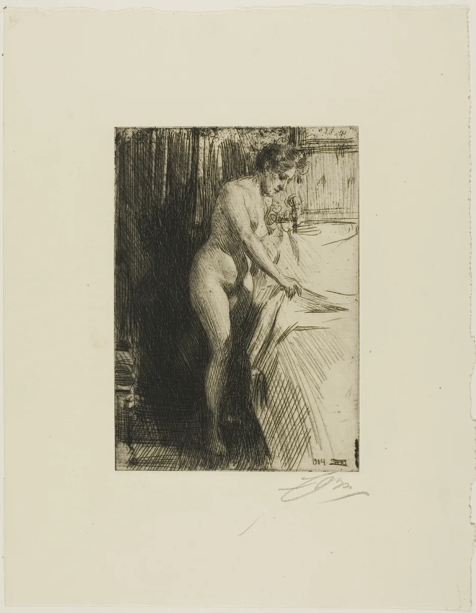Olandine by Anders Zorn, print, 1904