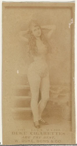 Card Number 707, Lucy Webb, from the Actors and Actresses series (N145-7) issued by Duke Sons & Co. to promote Duke Cigarettes by W. Duke, Sons & Co., photograph, 1880-1889