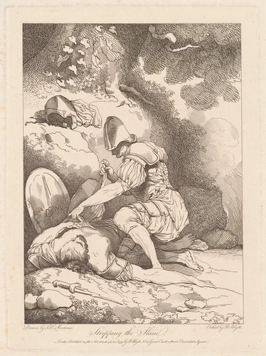Stripping the Slain by Robert Blyth
John Hamilton Mortimer, print, 1779