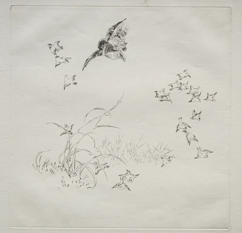 Parisian Service (Haviland service): The Terror (no. 4) by Félix Bracquemond, print, 1875