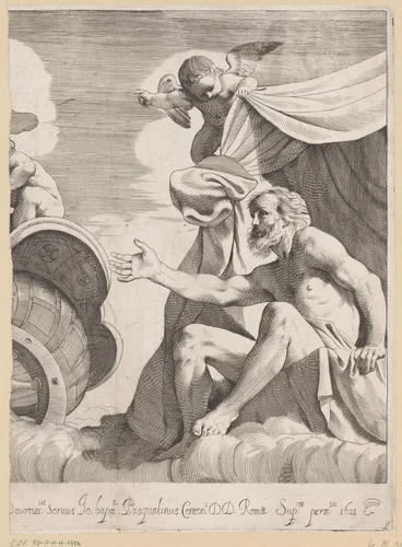 Kruisafneming by Ugo da Carpi, print, 1518