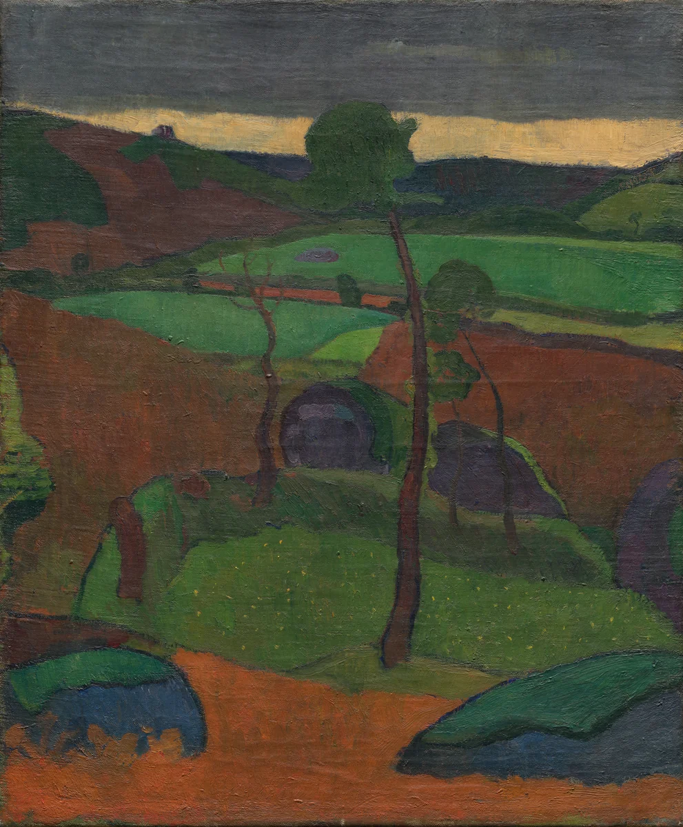 Breton Landscape by Jan Verkade, painting, 1891-1892
