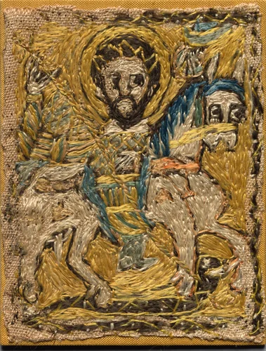 Fragment of a Clavus by Unknown, textile, 775-825