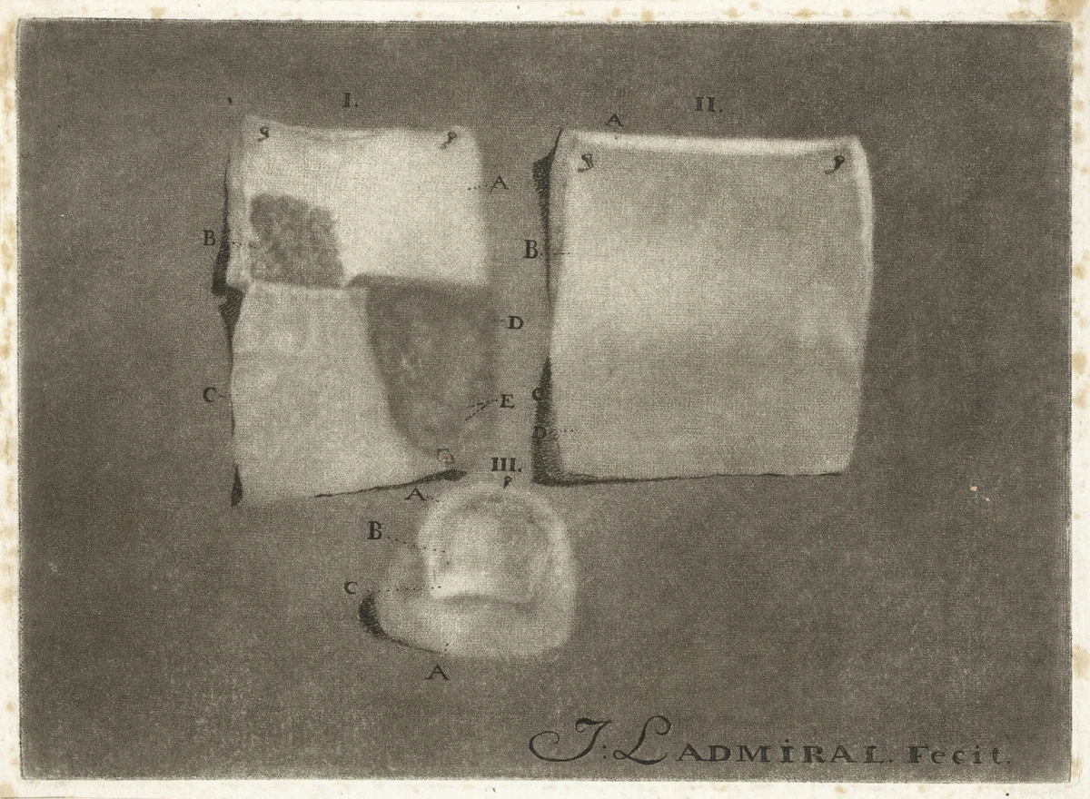 Anatomische studie van menselijke huid en nagel by Jan l' Admiral, print, 1737