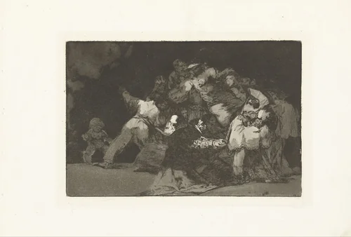 Algemene dwaasheid by Francisco de Goya, print, 1815-1820