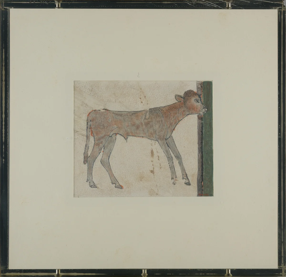 Calf, Tomb of Nebamun and Ipuky by Norman de Garis Davies, artwork, -1390--1349