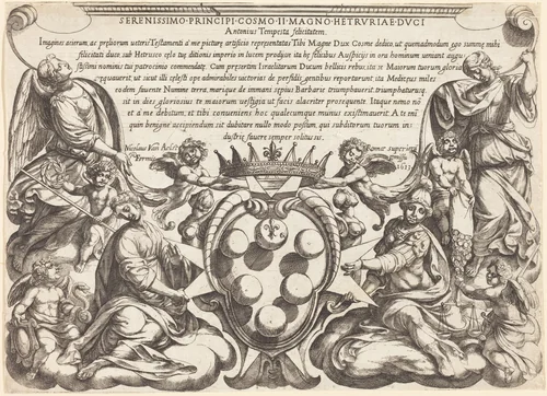 Frontispiece by Antonio Tempesta, print, 1613