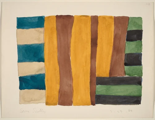 Untitled by Sean Scully, drawing, 1984