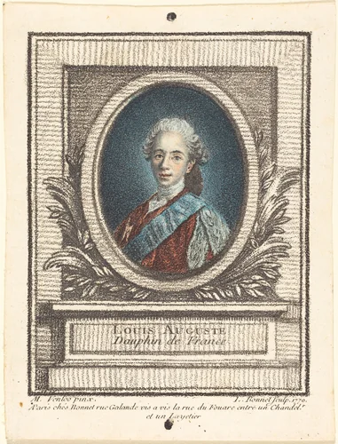 Louis-Auguste, Dauphin de France by Louis-Marin Bonnet
Louis Michel Van Loo, print, 1770