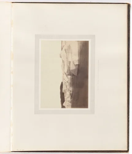 "The coast blockaded by icebergs near Julianeshaab" by George P. Critcherson, John L. Dunmore, William Bradford, photograph, 1869