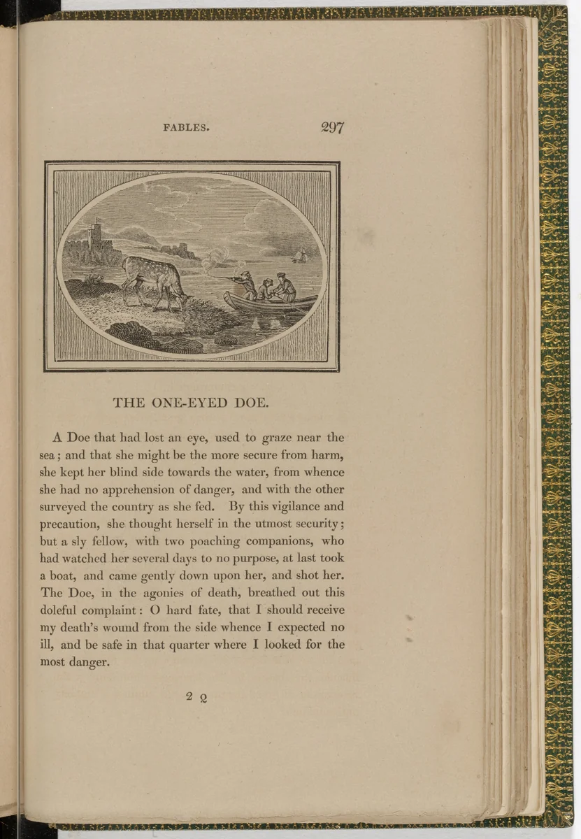Headpiece (page 297) from The Fables of Aesop by Thomas Bewick, illustrated book, 1818