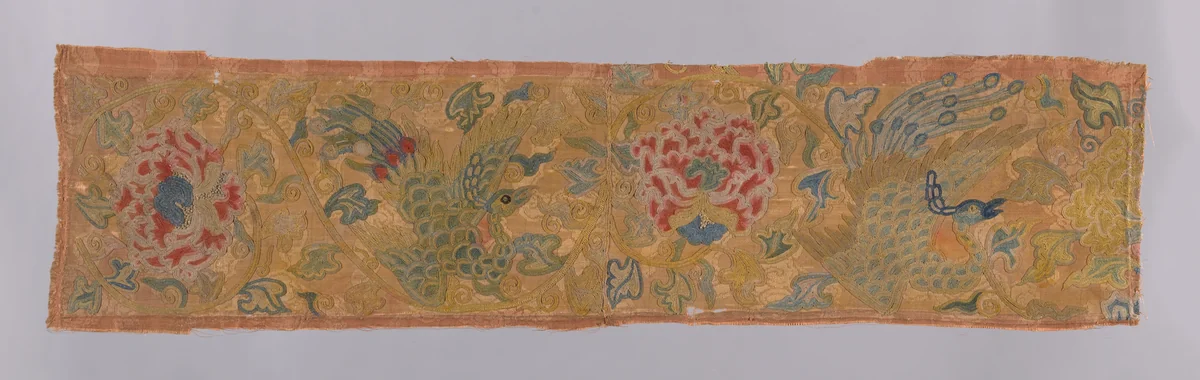 Fragment by China, textile, 1301-1400